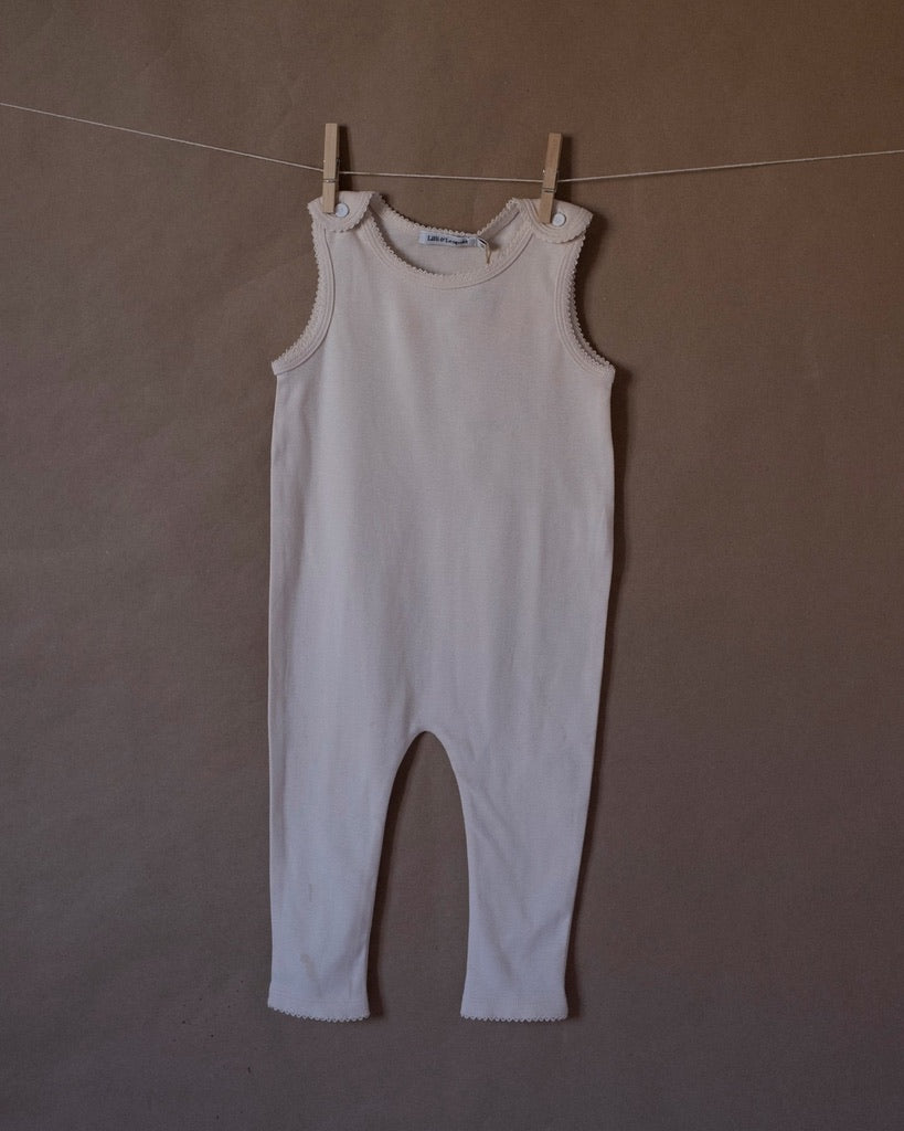 Lilli & Leopold - Organic Cotton Sleeveless Suit - Sand