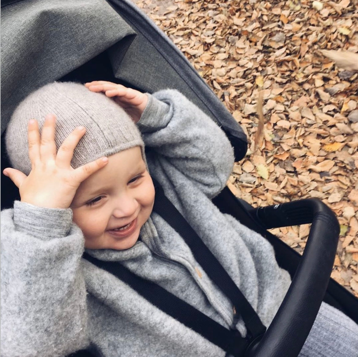 Engel - Jakke i uldfleece- Grå