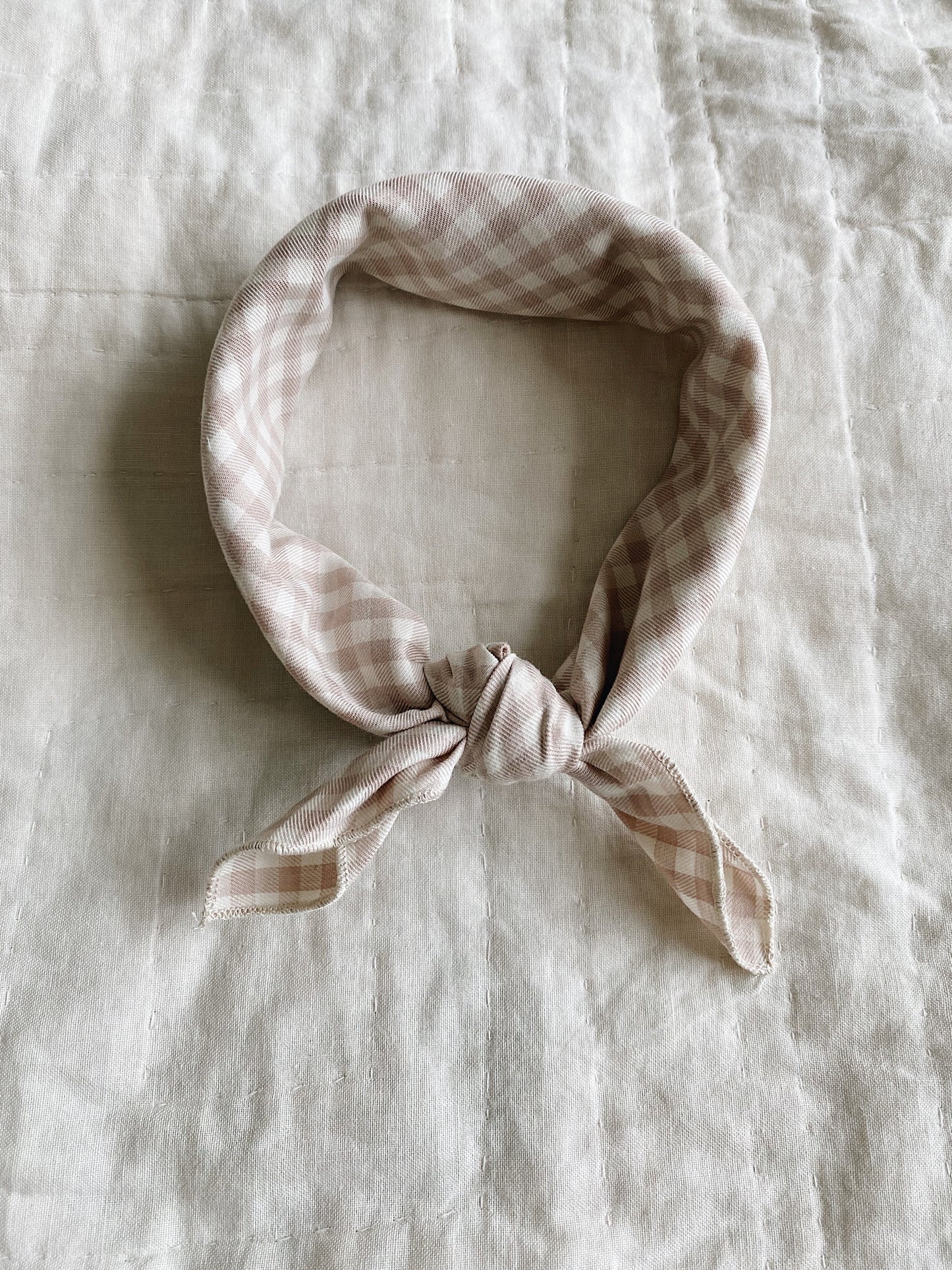 Lalaby - Eddie scarf - Beige gingham