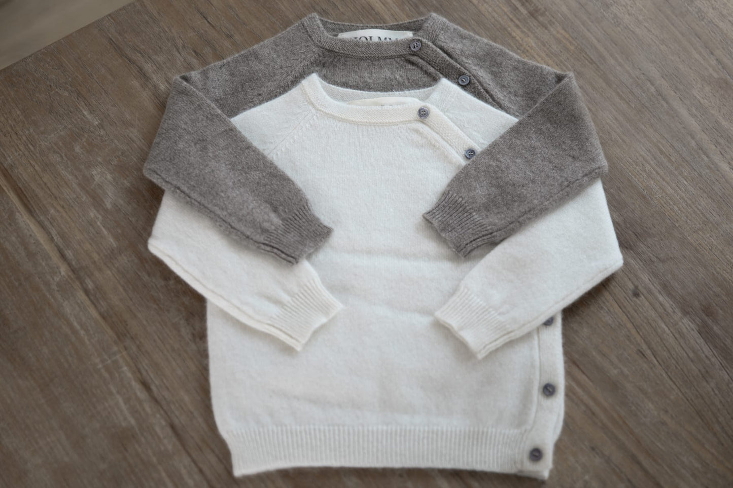 Holmm - Doppio Cashmere Sæt - Natur