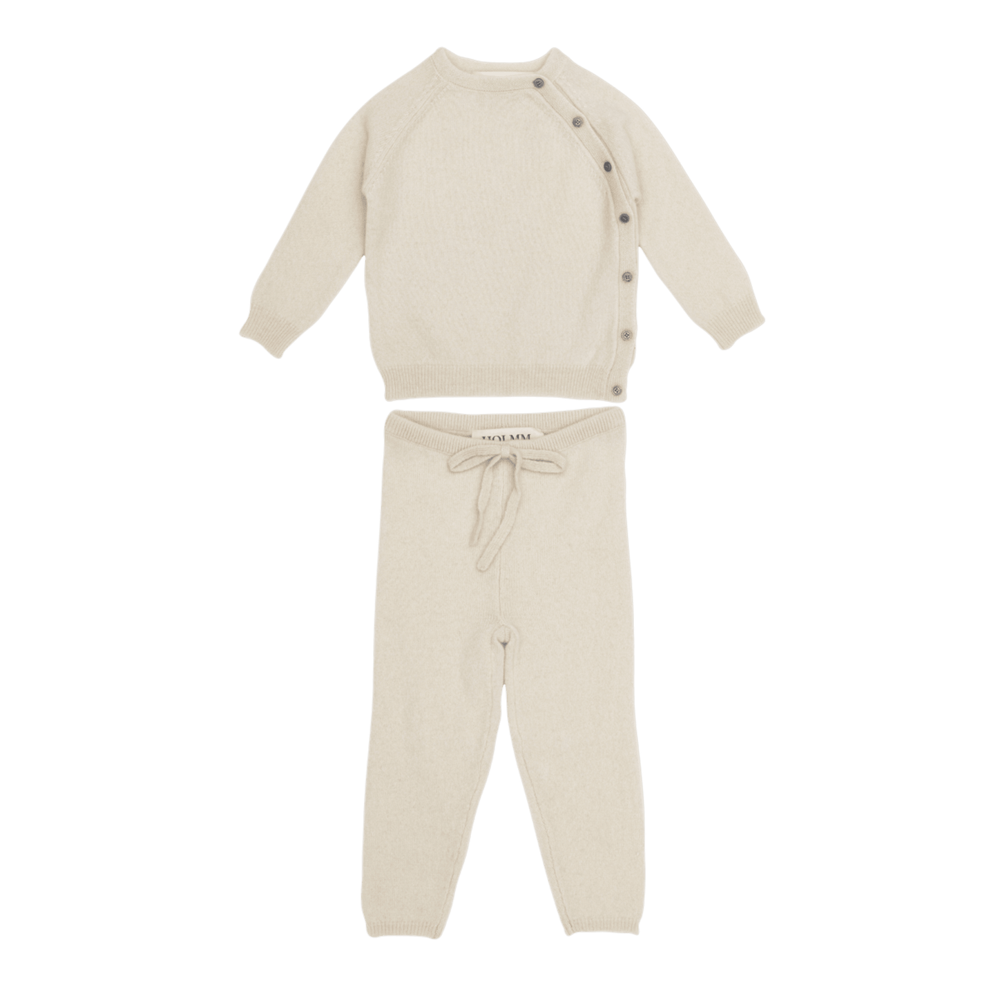 Holmm - Doppio Cashmere Sæt - Natur