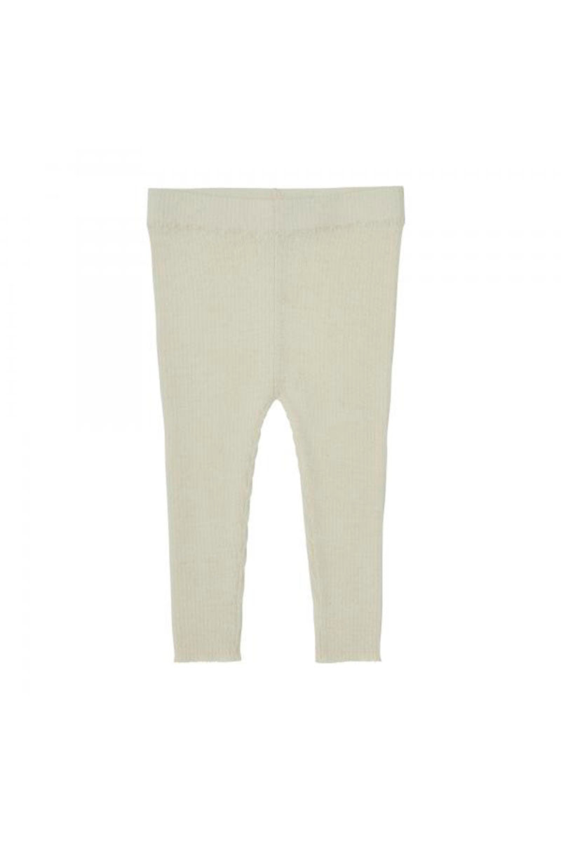 FUB - Slimfit uldleggings - Ecru
