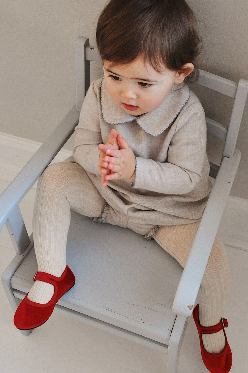 Lalaby - Ida top baby - Birch blue