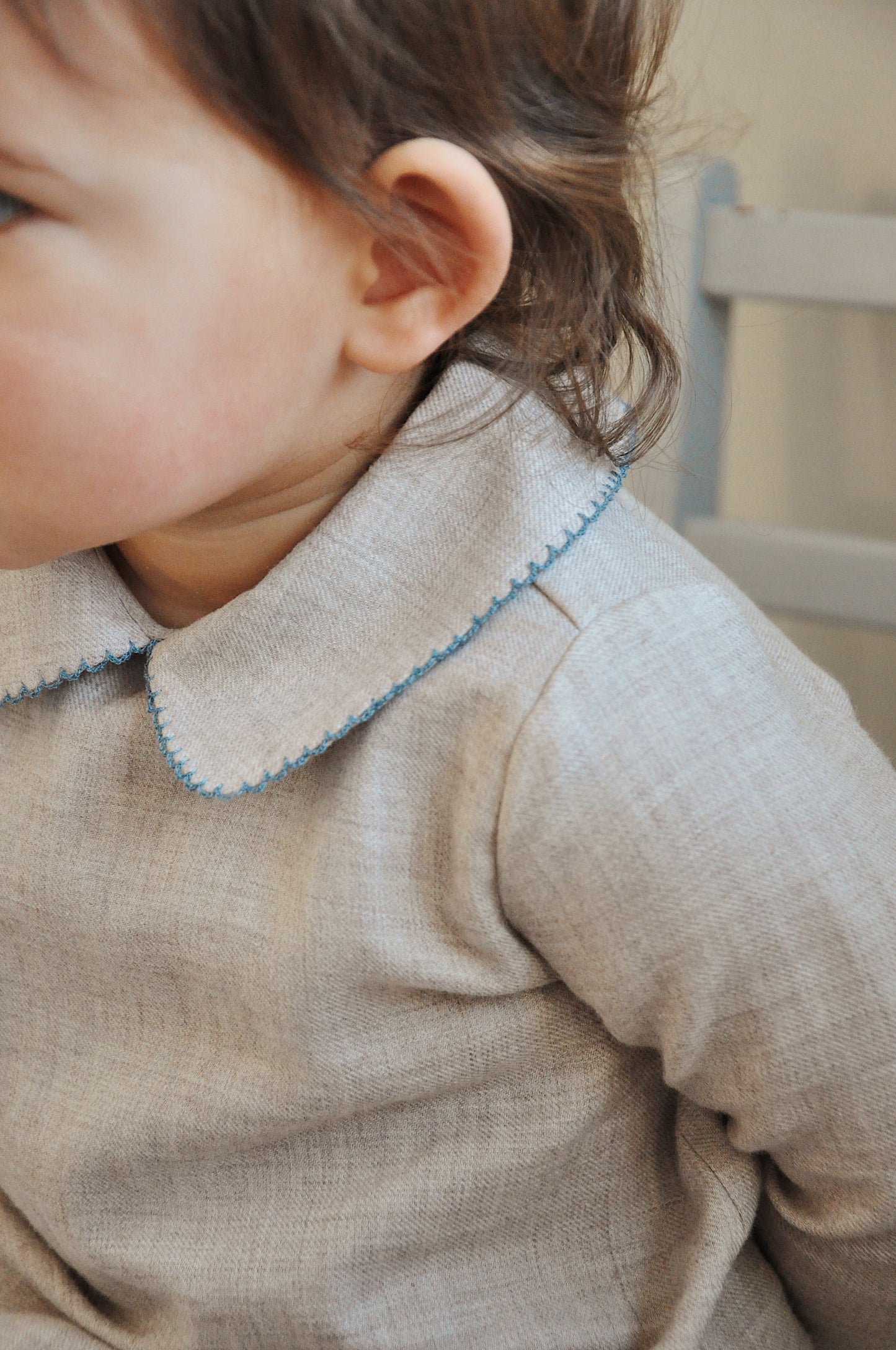 Lalaby - Ida top baby - Birch blue
