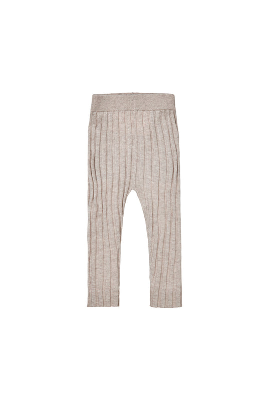 FUB - Baby rib leggings - Taupe melange