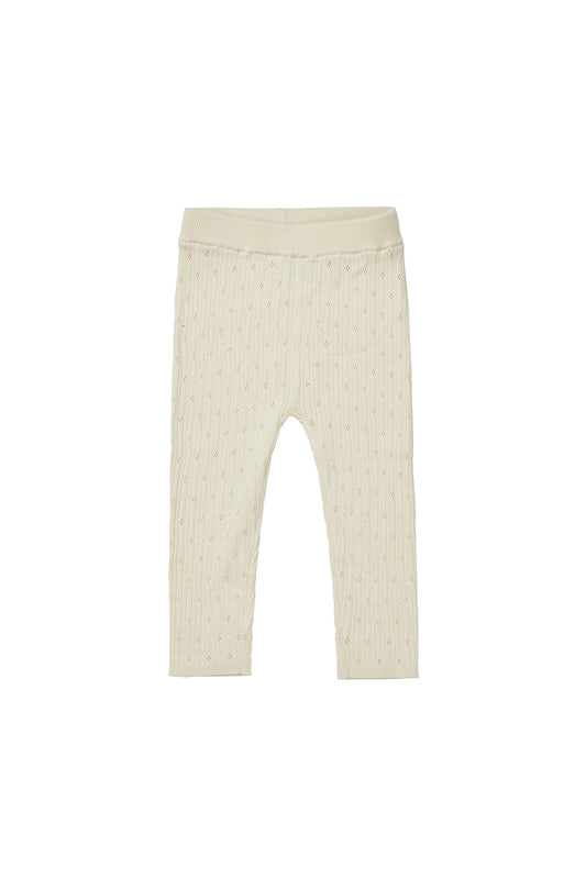 FUB - Baby pointelle leggings - Ecru