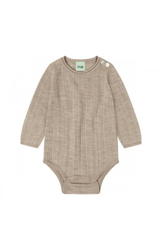 FUB - Rib body - Oat melange