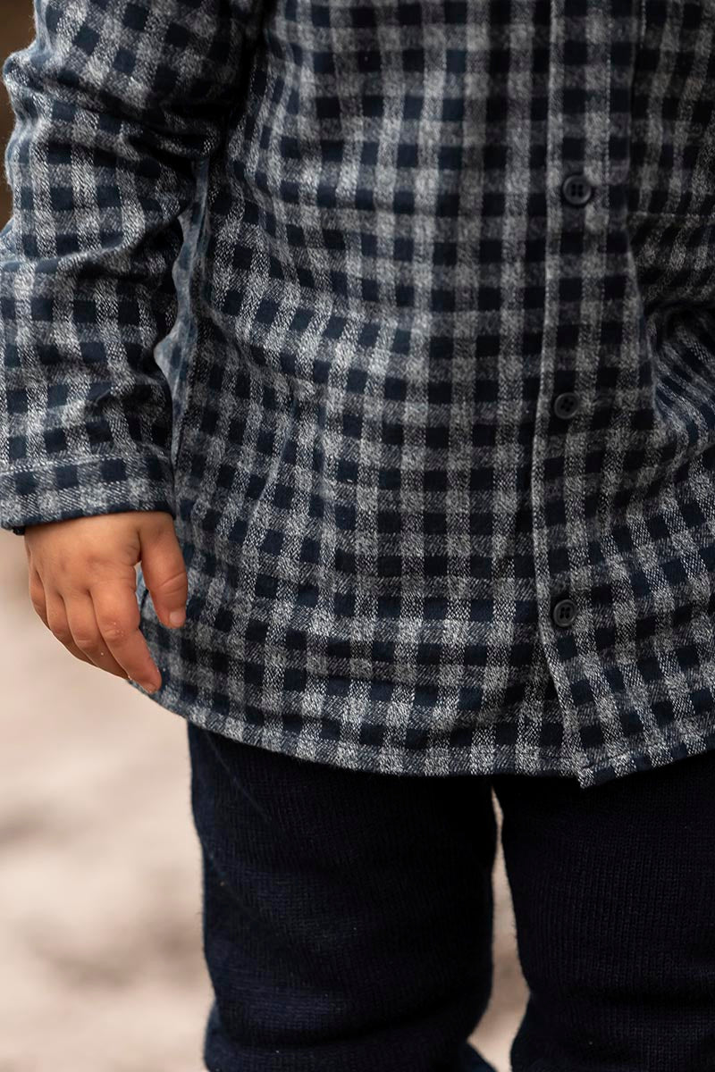 Fliink - Coda check shirt - Navy