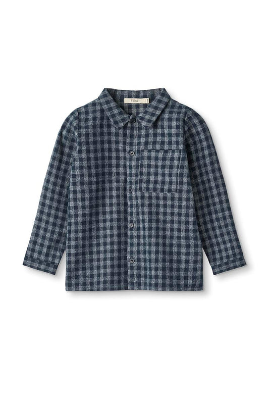 Fliink - Coda check shirt - Navy