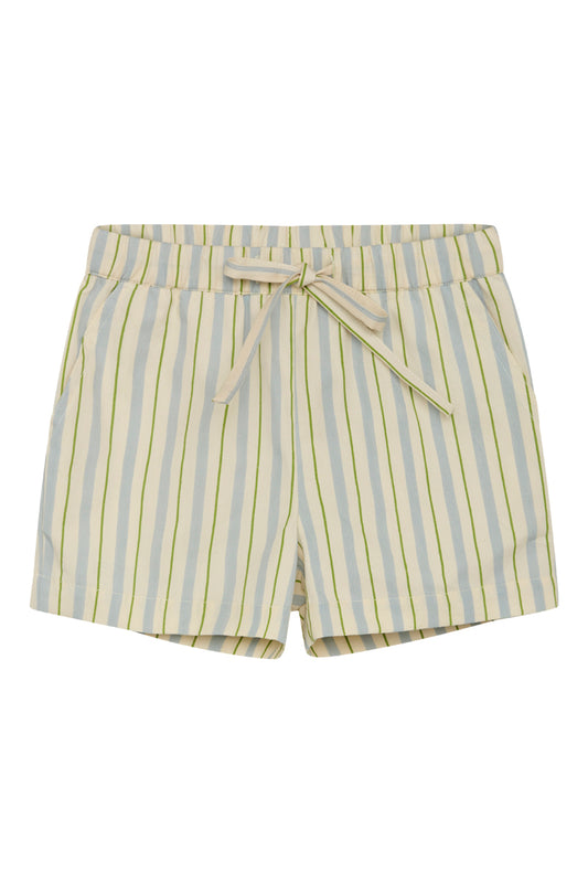 Flöss - Bobby shorts - Blue/green stripe