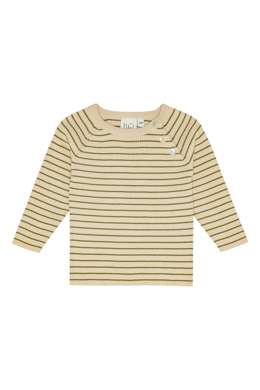 Flöss - Flye sweater - Warm cotton/green