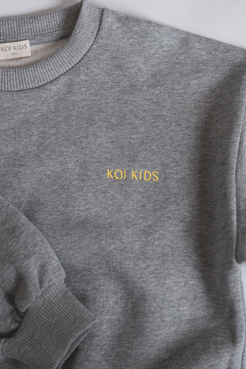 Koi kids - Focus sweatshirt - Grå melange