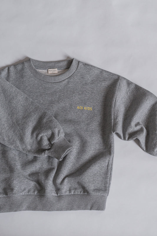 Koi kids - Focus sweatshirt - Grå melange