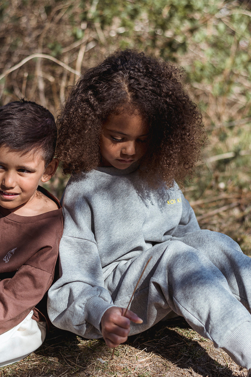 Koi kids - Bestie sweatpants - Grey melange