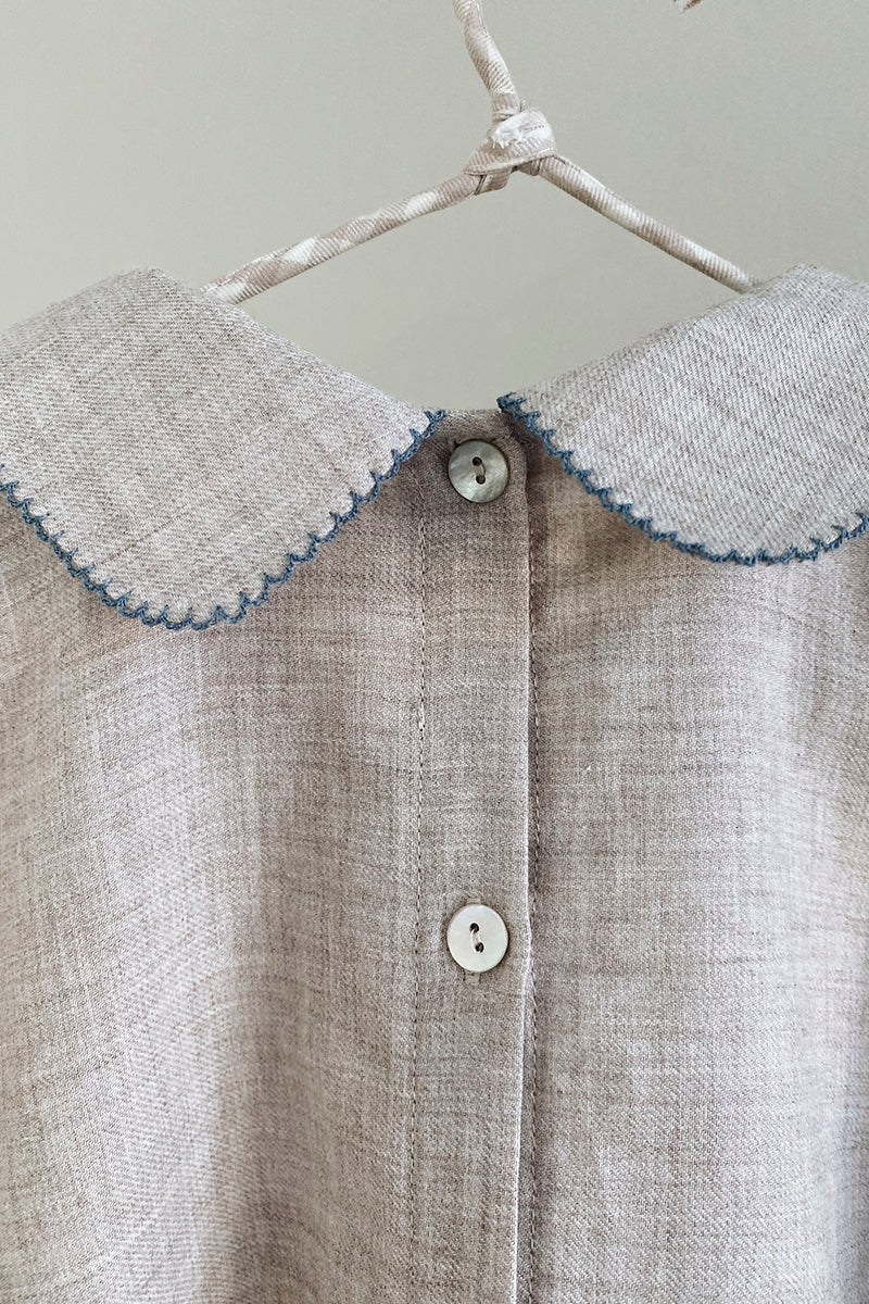 Lalaby - Ida top - Birch blue