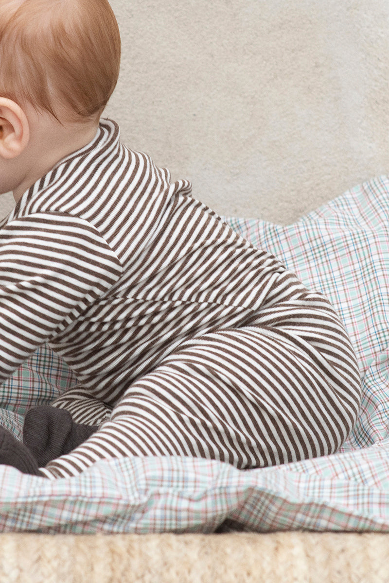 Serendipity - Baby leggings - Chestnut/Offwhite
