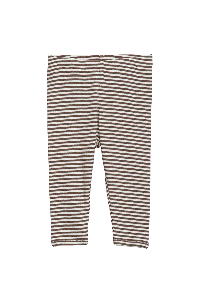 Serendipity - Baby leggings - Chestnut/Offwhite
