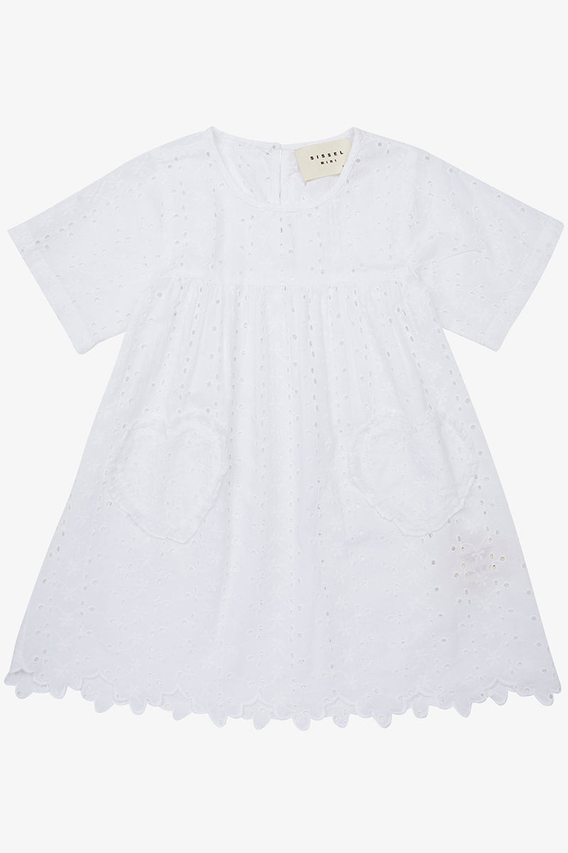 Sissel Edelbo - Lo MINI cotton dress - White