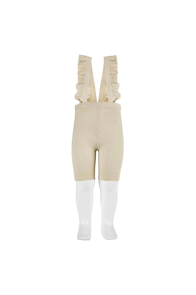 Cóndor - Cykelshorts med flæse seler - Linen