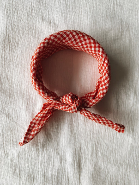 Lalaby - Eddie scarf - Cherry check