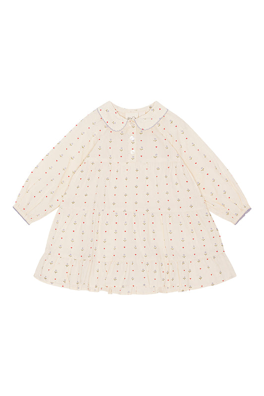 Flöss - Wilma kjole - Heart print