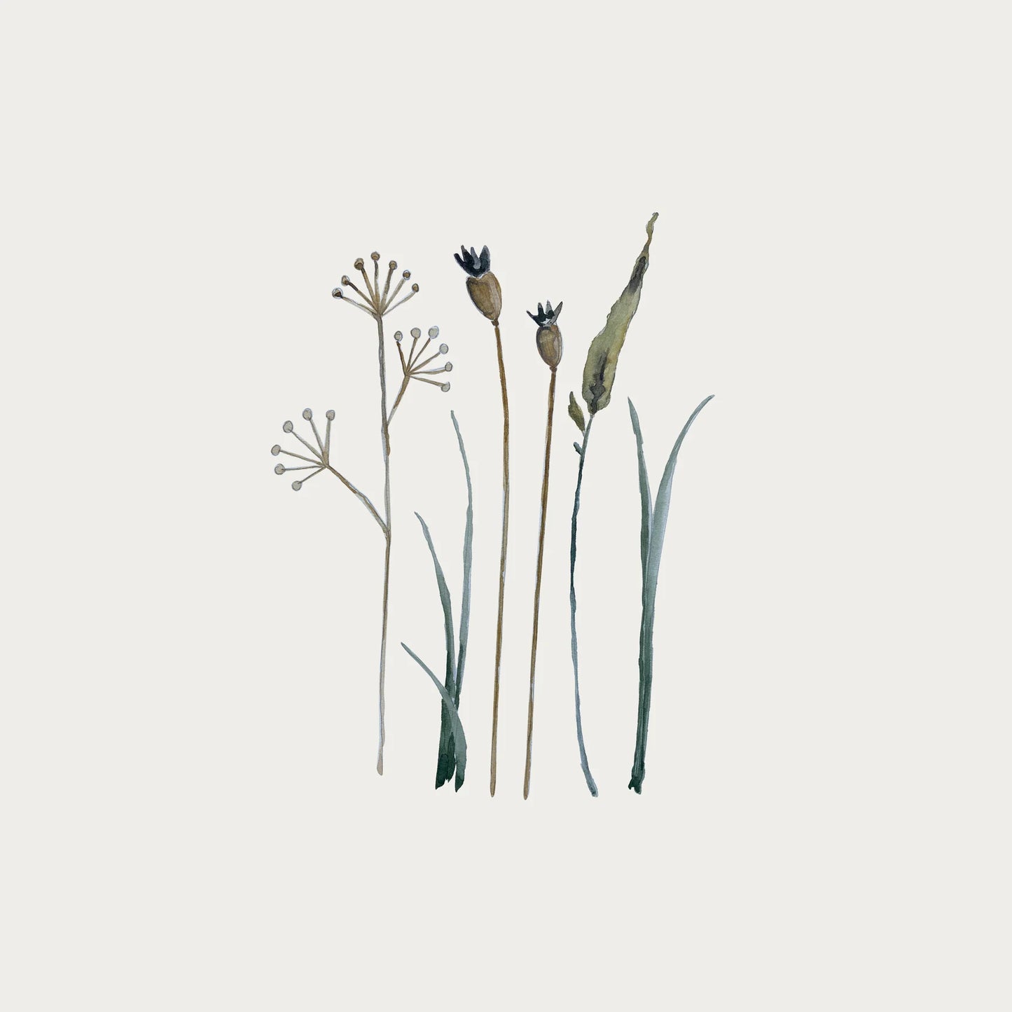 Atlas & August - Wallsticker - Blomstergruppe