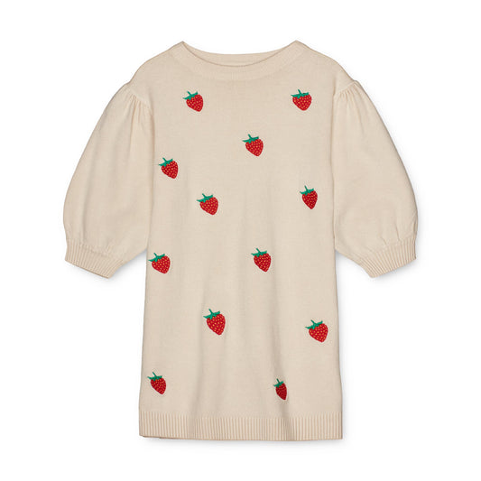 Fliink - Favo Knit Dress - Red Strawberry