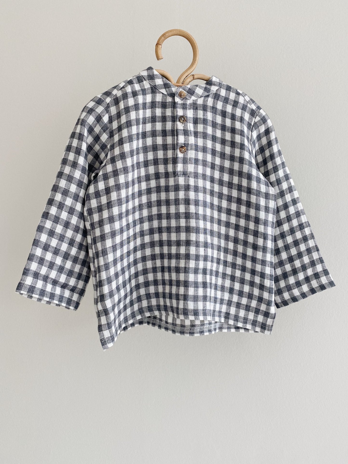 Lalaby - Carlo shirt - Elephant check